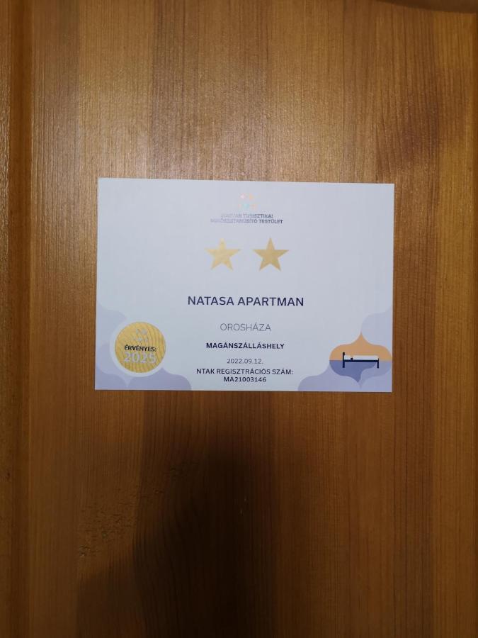 Natasa Apartman Орошгаза Екстер'єр фото